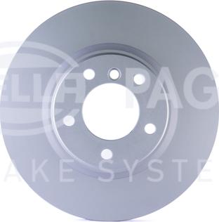 HELLA PAGID 8DD 355 104-111 - Disc frana www.parts5.com