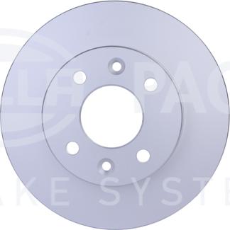 HELLA PAGID 8DD 355 101-261 - Kočioni disk www.parts5.com