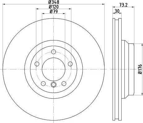 KRAFT AUTOMOTIVE 6042782 - Disco de freno www.parts5.com