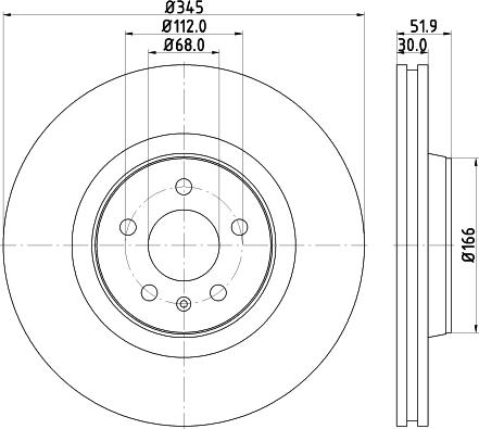 HELLA PAGID 8DD 355 117-181 - Brake Disc www.parts5.com