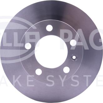 HELLA PAGID 8DD 355 117-121 - Féktárcsa www.parts5.com