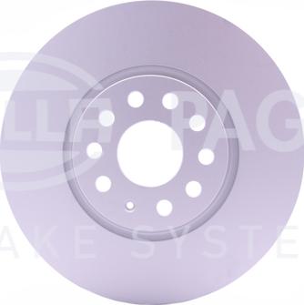 HELLA PAGID 8DD 355 117-791 - Disco de freno www.parts5.com