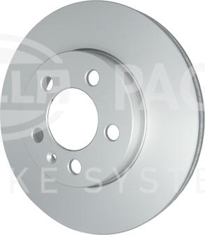 HELLA PAGID 8DD 355 132-091 - Спирачен диск www.parts5.com