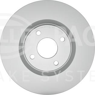 HELLA PAGID 8DD 355 132-721 - Brake Disc www.parts5.com