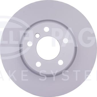 HELLA PAGID 8DD 355 129-631 - Δισκόπλακα www.parts5.com