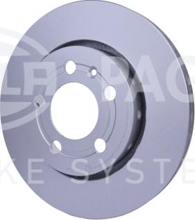 HELLA PAGID 8DD 355 127-451 - Disc frana www.parts5.com