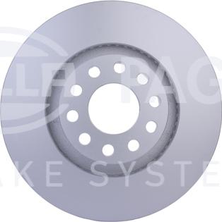 HELLA PAGID 8DD 355 127-421 - Brake Disc www.parts5.com