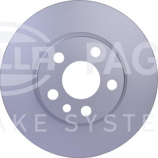 HELLA PAGID 8DD 355 127-341 - Disque de frein www.parts5.com