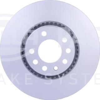 HELLA PAGID 8DD 355 127-721 - Brake Disc www.parts5.com