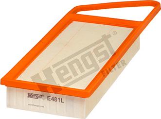 Hengst Filter E481L - Filtru aer www.parts5.com