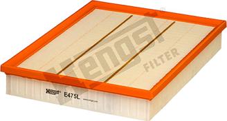 Hengst Filter E475L - Filtro de aire www.parts5.com