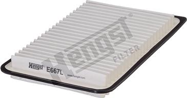 Hengst Filter E667L - Filtro de aire www.parts5.com