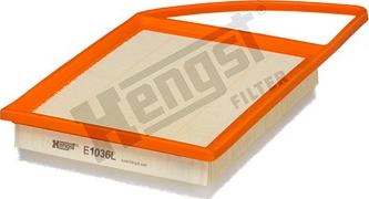 Hengst Filter E1036L - Filtro de aire www.parts5.com