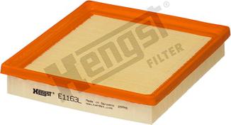 Hengst Filter E1163L - Въздушен филтър www.parts5.com