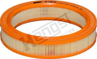 Hengst Filter E187L - Воздушный фильтр www.parts5.com