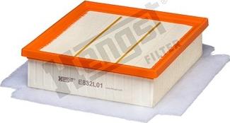 Hengst Filter E832L01 - Filtru aer www.parts5.com