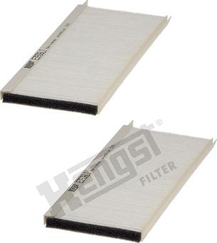 Hengst Filter E3926LI-2 - Filter, interior air parts5.com