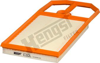 Hengst Filter E322L - Zracni filter www.parts5.com