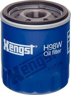 Hengst Filter H98W - Масляный фильтр www.parts5.com