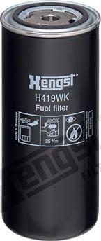 Hengst Filter H419WK - Fuel filter www.parts5.com