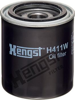 Hengst Filter H411W - Oil Filter parts5.com