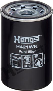 Hengst Filter H421WK - Fuel filter parts5.com