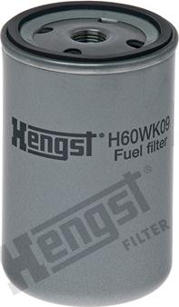 Hengst Filter H60WK09 - Топливный фильтр www.parts5.com