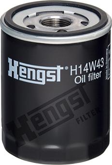 Hengst Filter H14W43 - Oil Filter www.parts5.com