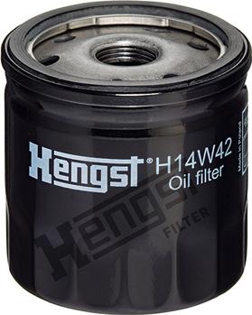 Hengst Filter H14W42 - Oil Filter parts5.com