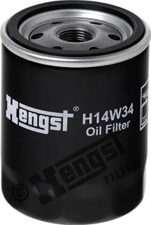 Hengst Filter H14W34 - Маслен филтър www.parts5.com