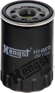 Hengst Filter H14W35 - Filtr oleju parts5.com