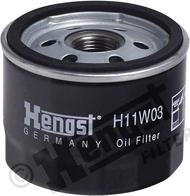 Hengst Filter H11W03 - Öljynsuodatin www.parts5.com