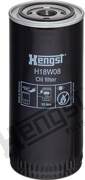 Hengst Filter H18W08 - Filtro de aceite www.parts5.com