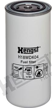 Hengst Filter H18WDK04 - Fuel filter www.parts5.com