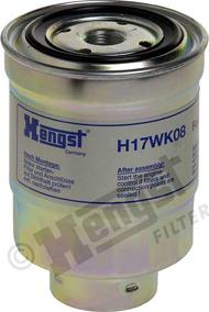 Hengst Filter H17WK08 - Fuel filter www.parts5.com