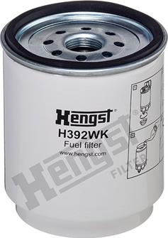 Hengst Filter H392WK - Fuel filter www.parts5.com