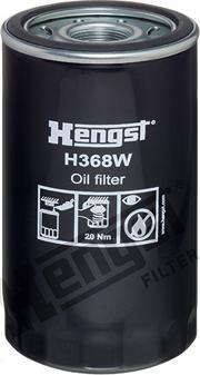 Hengst Filter H368W - Масляный фильтр www.parts5.com