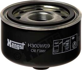 Hengst Filter H300W09 - Oil Filter www.parts5.com