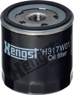 Hengst Filter H317W01 - Filtro de aceite www.parts5.com
