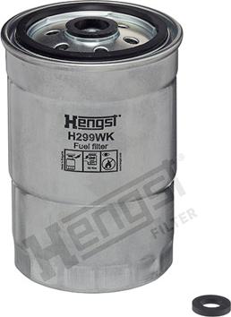 Hengst Filter H299WK - Топливный фильтр www.parts5.com