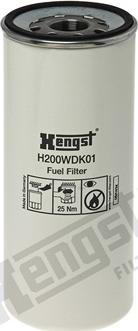 Hengst Filter H200WDK01 - Filtr paliwa www.parts5.com