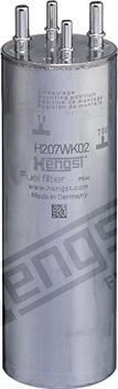 Hengst Filter H207WK02 - Filtro combustible www.parts5.com