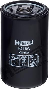 Hengst Filter H216W - Oil Filter parts5.com