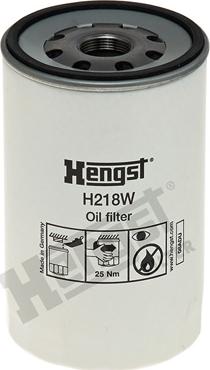 Hengst Filter H218W - Oil Filter www.parts5.com