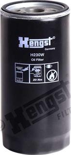 Hengst Filter H230W - Oil Filter www.parts5.com