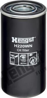 Hengst Filter H220WN - Oil Filter www.parts5.com