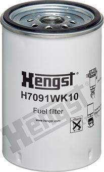 Hengst Filter H7091WK10 - Топливный фильтр www.parts5.com