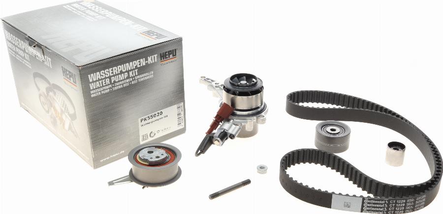 Hepu PK55020 - Water Pump & Timing Belt Set www.parts5.com