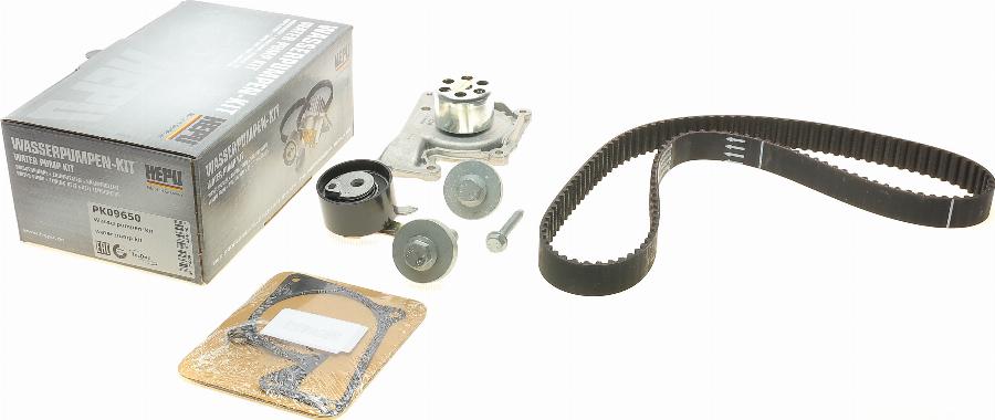 Hepu PK09650 - Bomba de agua + kit correa distribución www.parts5.com