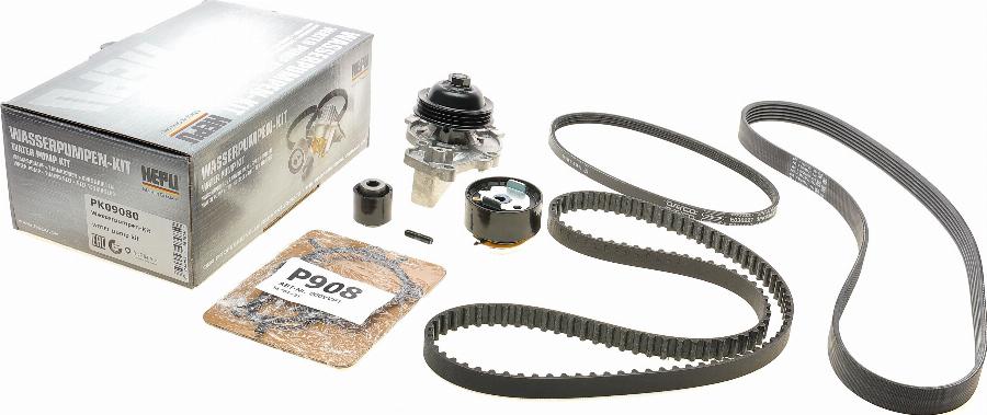 Hepu PK09080 - Water Pump & Timing Belt Set www.parts5.com